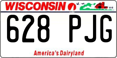 WI license plate 628PJG