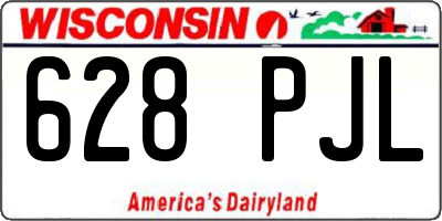 WI license plate 628PJL