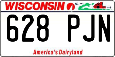 WI license plate 628PJN