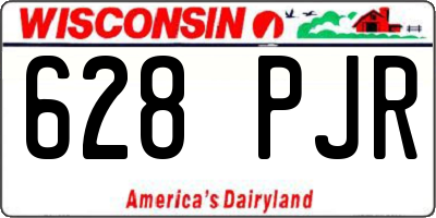 WI license plate 628PJR