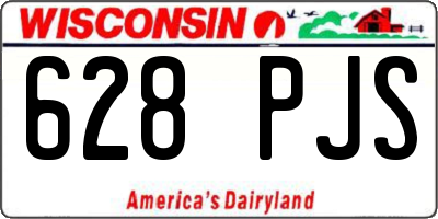 WI license plate 628PJS