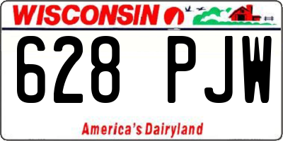 WI license plate 628PJW