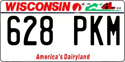 WI license plate 628PKM