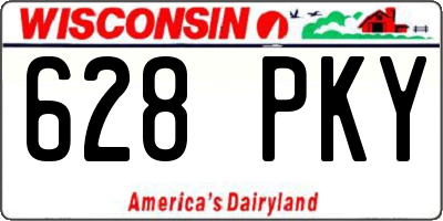 WI license plate 628PKY