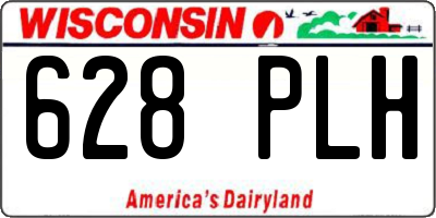 WI license plate 628PLH