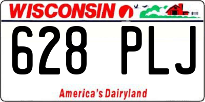 WI license plate 628PLJ