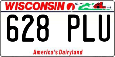 WI license plate 628PLU