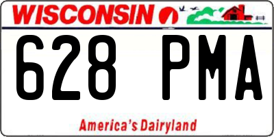 WI license plate 628PMA