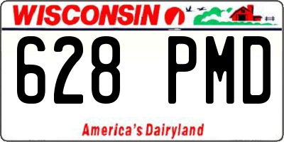 WI license plate 628PMD