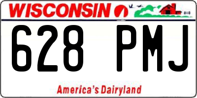 WI license plate 628PMJ