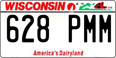 WI license plate 628PMM