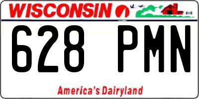 WI license plate 628PMN