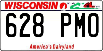 WI license plate 628PMO