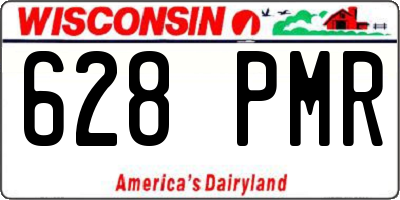 WI license plate 628PMR
