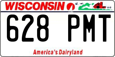 WI license plate 628PMT