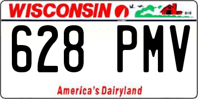 WI license plate 628PMV