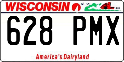 WI license plate 628PMX