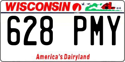 WI license plate 628PMY