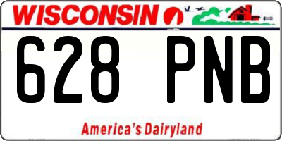 WI license plate 628PNB