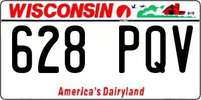 WI license plate 628PQV