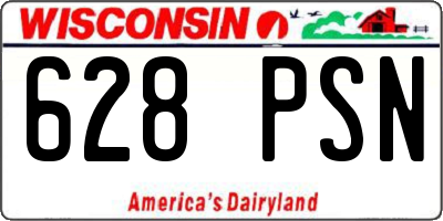 WI license plate 628PSN
