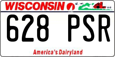 WI license plate 628PSR
