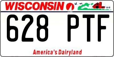 WI license plate 628PTF