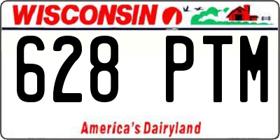 WI license plate 628PTM