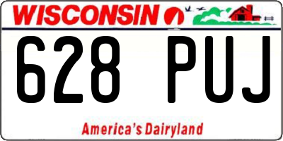 WI license plate 628PUJ