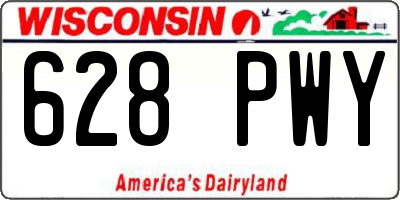 WI license plate 628PWY