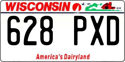 WI license plate 628PXD