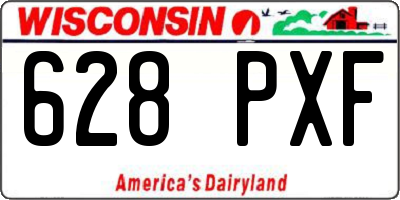 WI license plate 628PXF