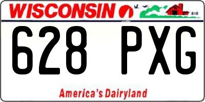 WI license plate 628PXG