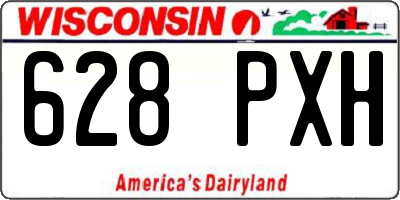 WI license plate 628PXH