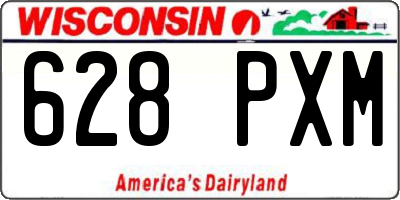 WI license plate 628PXM