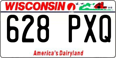 WI license plate 628PXQ