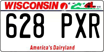 WI license plate 628PXR