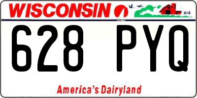WI license plate 628PYQ