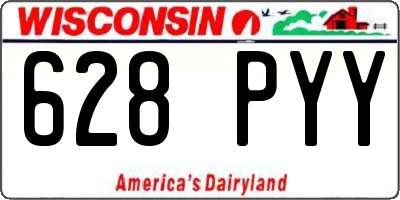 WI license plate 628PYY