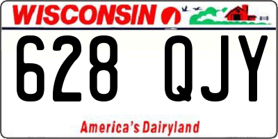 WI license plate 628QJY