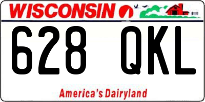 WI license plate 628QKL