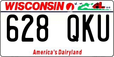 WI license plate 628QKU