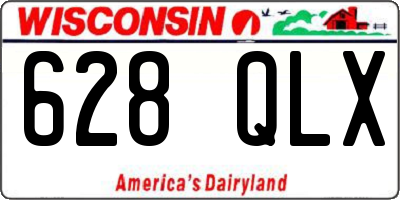 WI license plate 628QLX