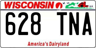 WI license plate 628TNA