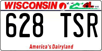 WI license plate 628TSR