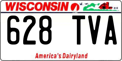 WI license plate 628TVA