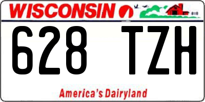 WI license plate 628TZH