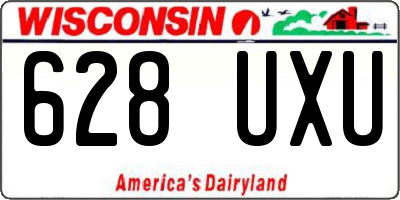 WI license plate 628UXU