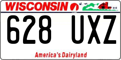 WI license plate 628UXZ