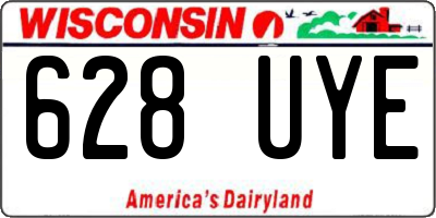 WI license plate 628UYE
